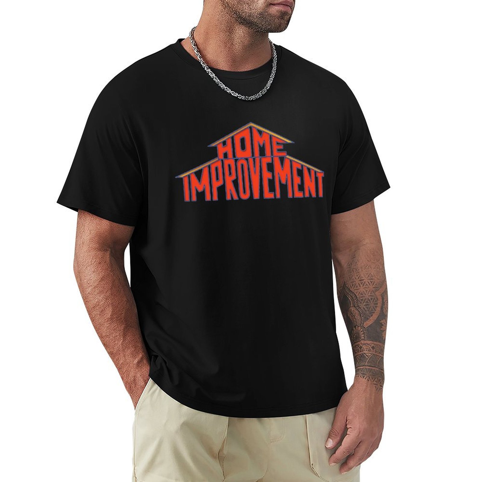 Home Improvement Logo Design - Home Improvement Logo 90s T-Shirt Simple