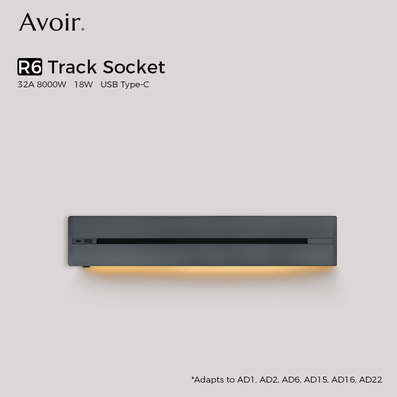 Home Improvement Outlet - Avoir Track Socket With USB High