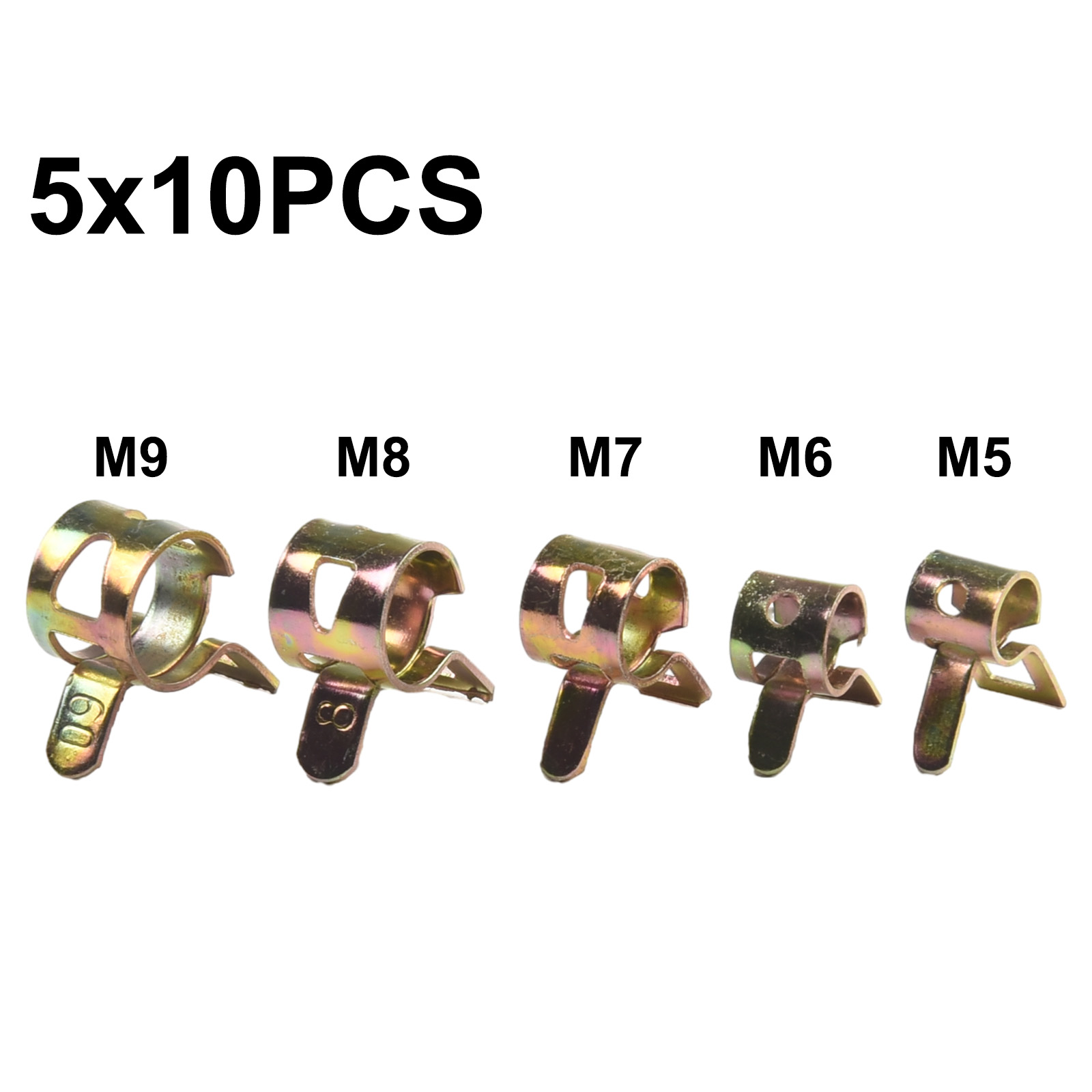Hose Clamp Assorted - Air Tube Clamps Assortment Clip Set