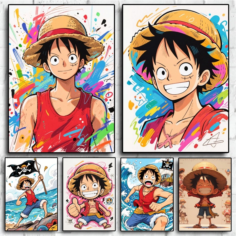 Home Improvement Furniture - One Piece Luffy Poster Anime HD