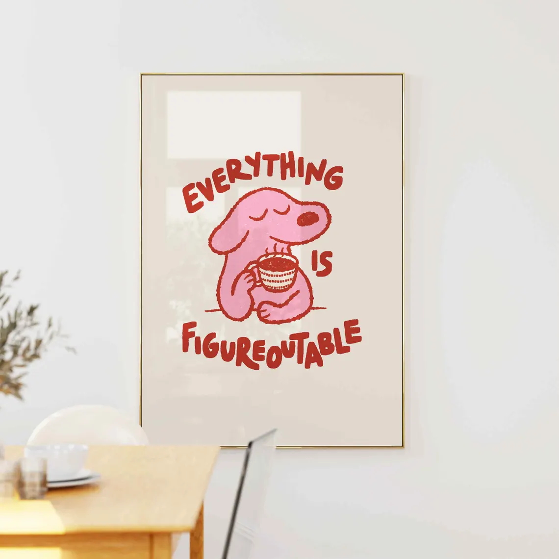 Home Improvement Furniture - Everything Is Figureoutable Modern Positive Wall