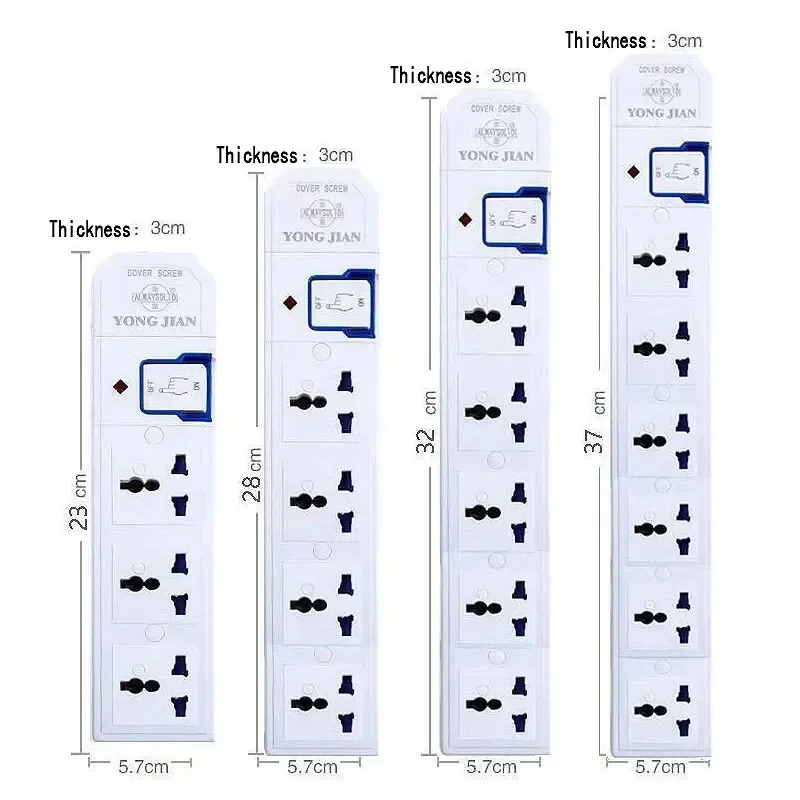 Home Improvement Outlet - Rewireable AC Power Strip Multiple Outlets