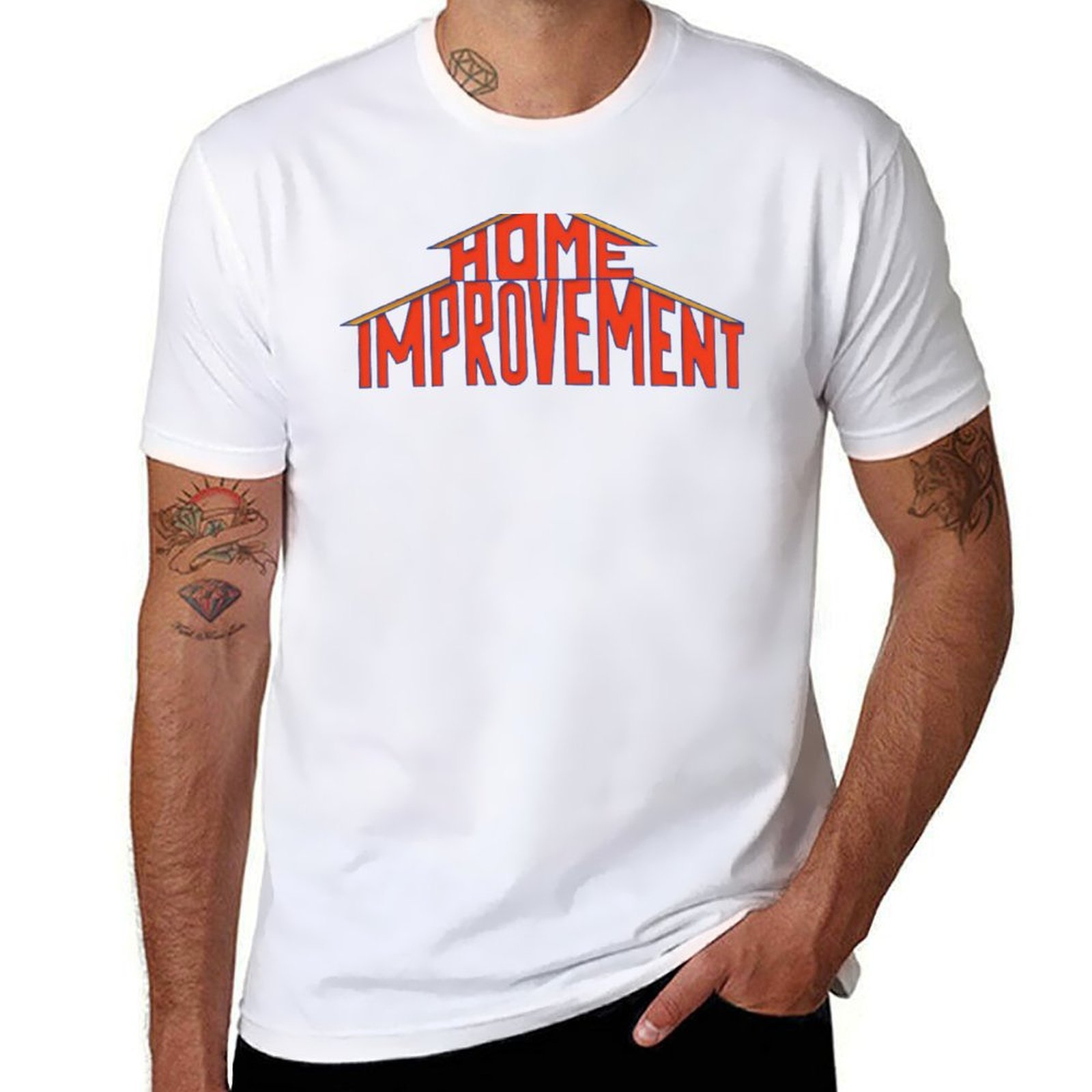 Home Improvement Logo Design - Home Improvement Logo 90s T-Shirt t