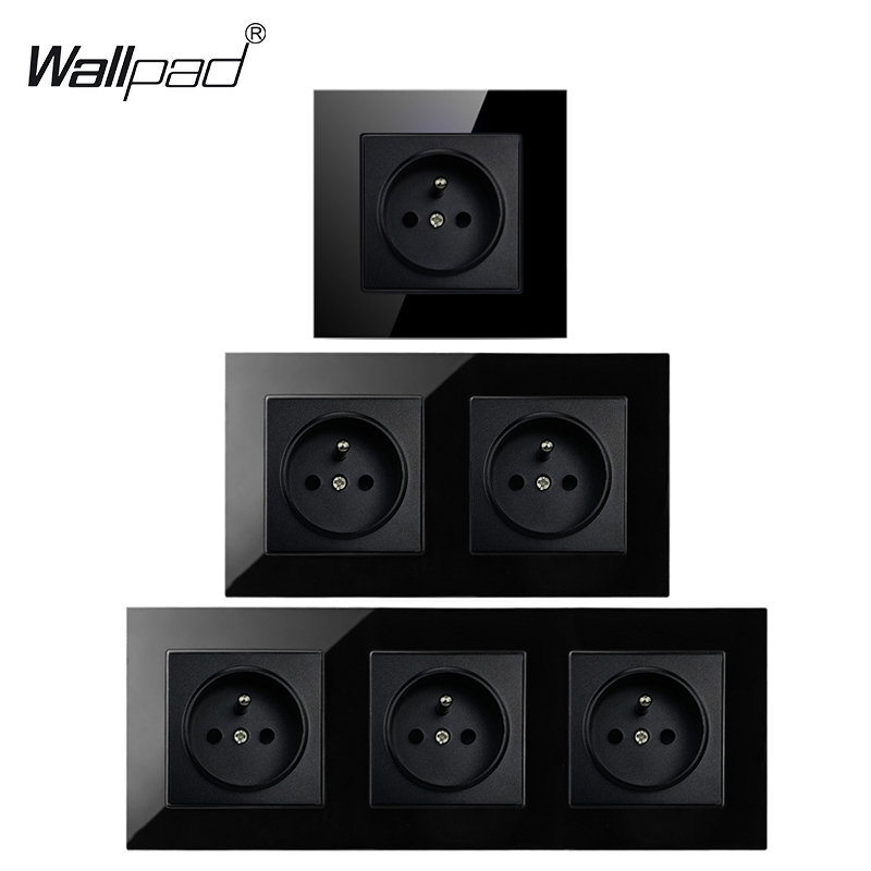 Black Glass Wallpad Electrical - Home Improvement Outlet recension och pris