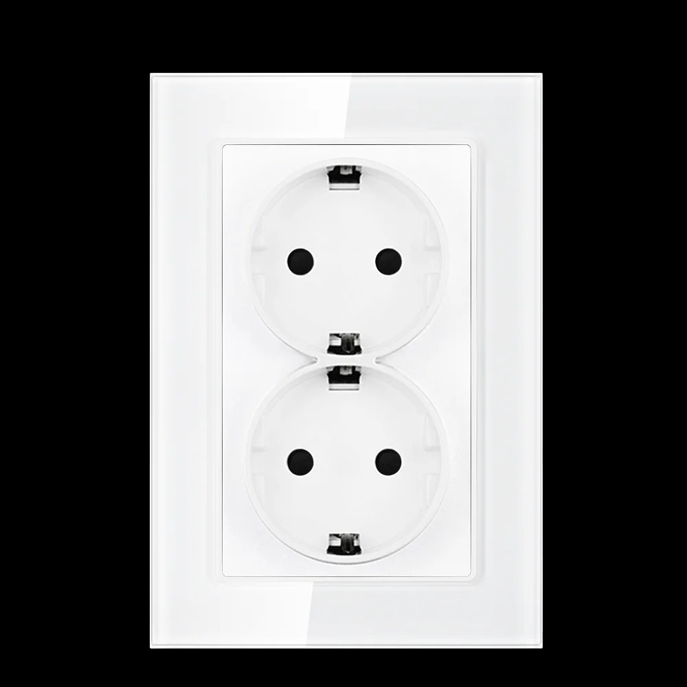 EU Standard 16A Double Socket  - Home Improvement Outlet recension och pris