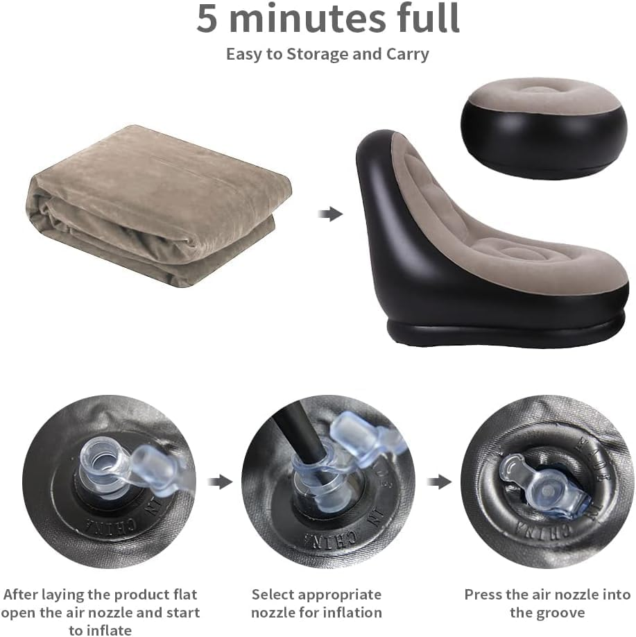 2Pcs Lazy Sofa Inflatable Chai - Home Improvement Furniture recension och pris