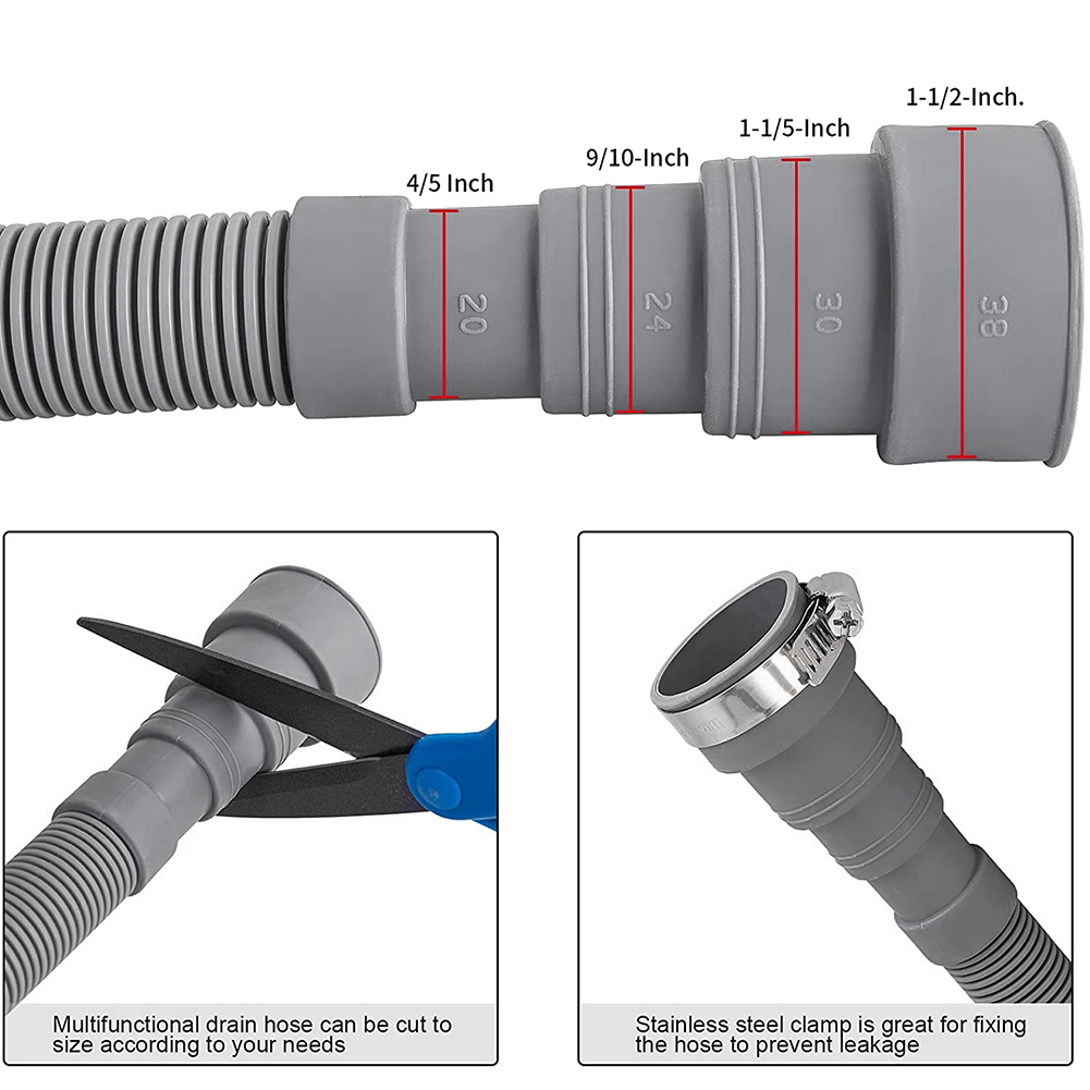 Drain Hose Extension Set Unive - Hose Clamp Assorted recension och pris
