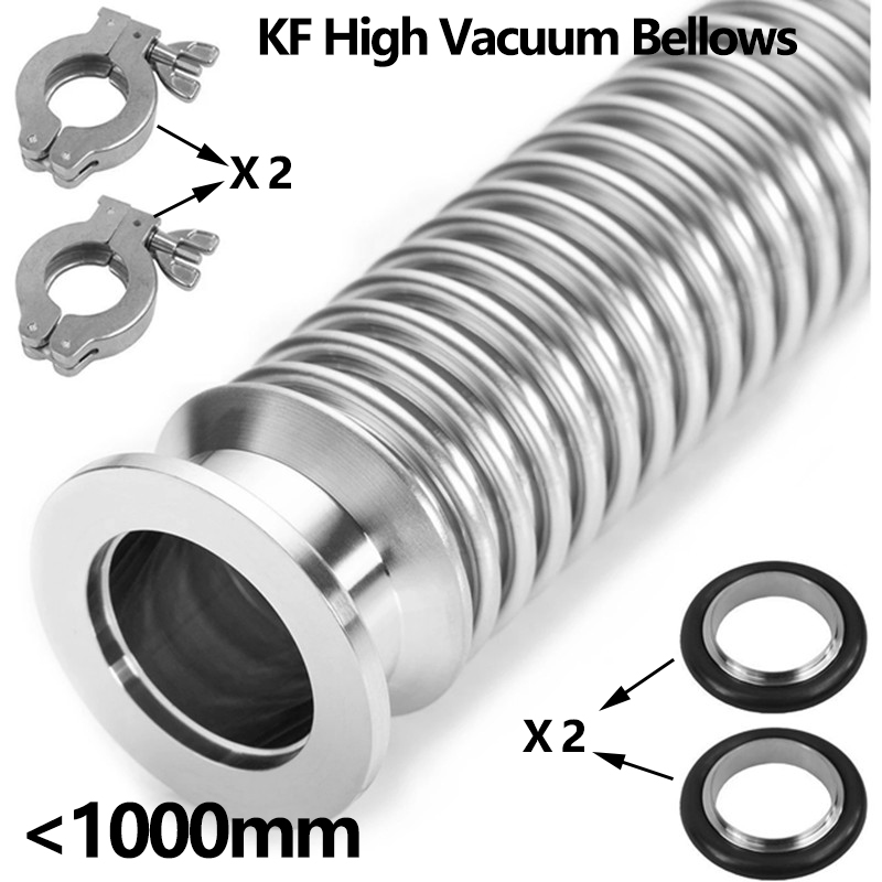 KF High Vacuum Bellows KF16-KF - Hose Clamp Assorted recension och pris