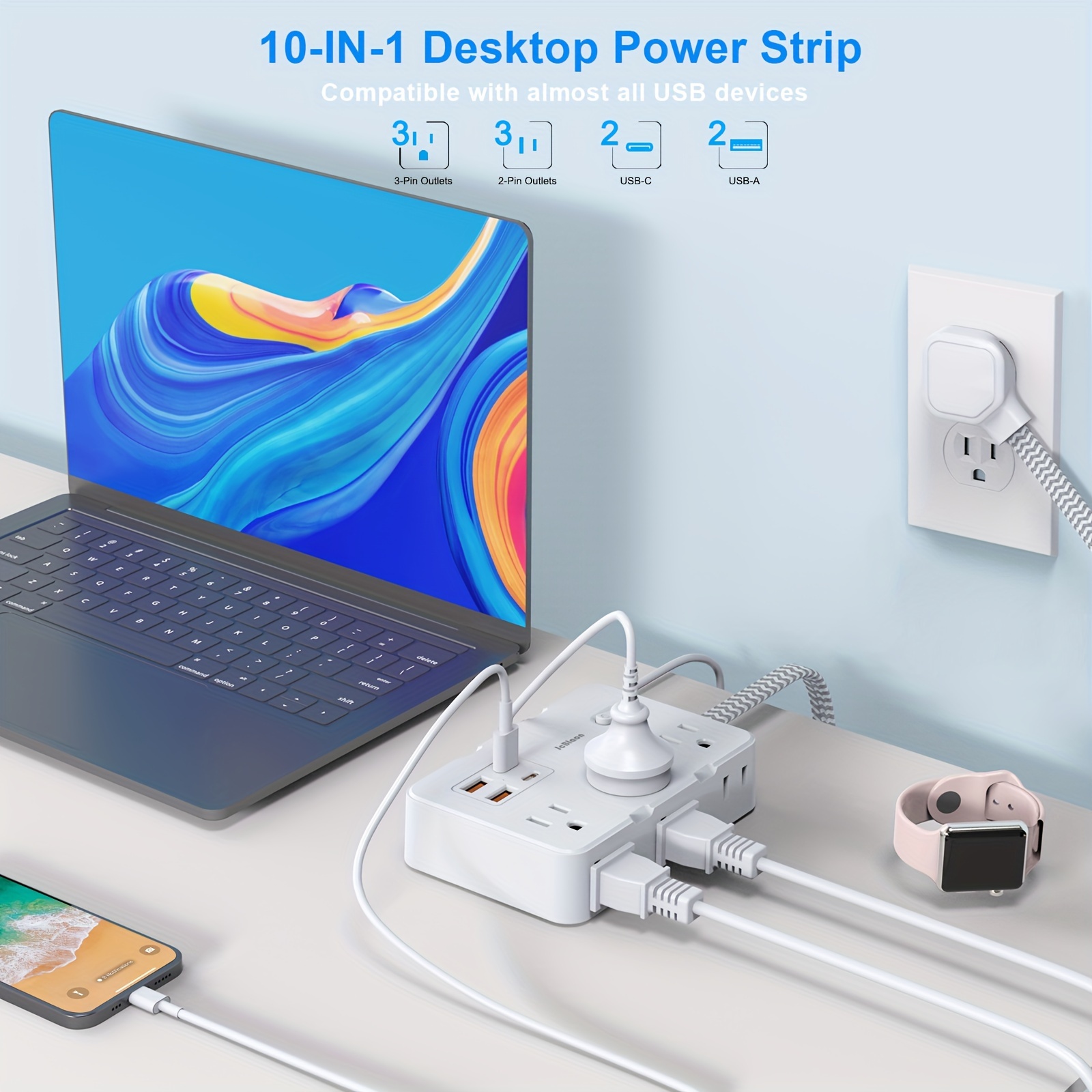 US Plug AC Outlet Multiprise P - Home Improvement Outlet recension och pris