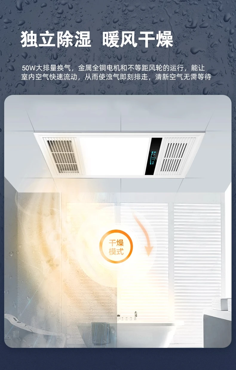 220V Bathroom Exhaust Fan with - Ceiling Fan Mount recension och pris