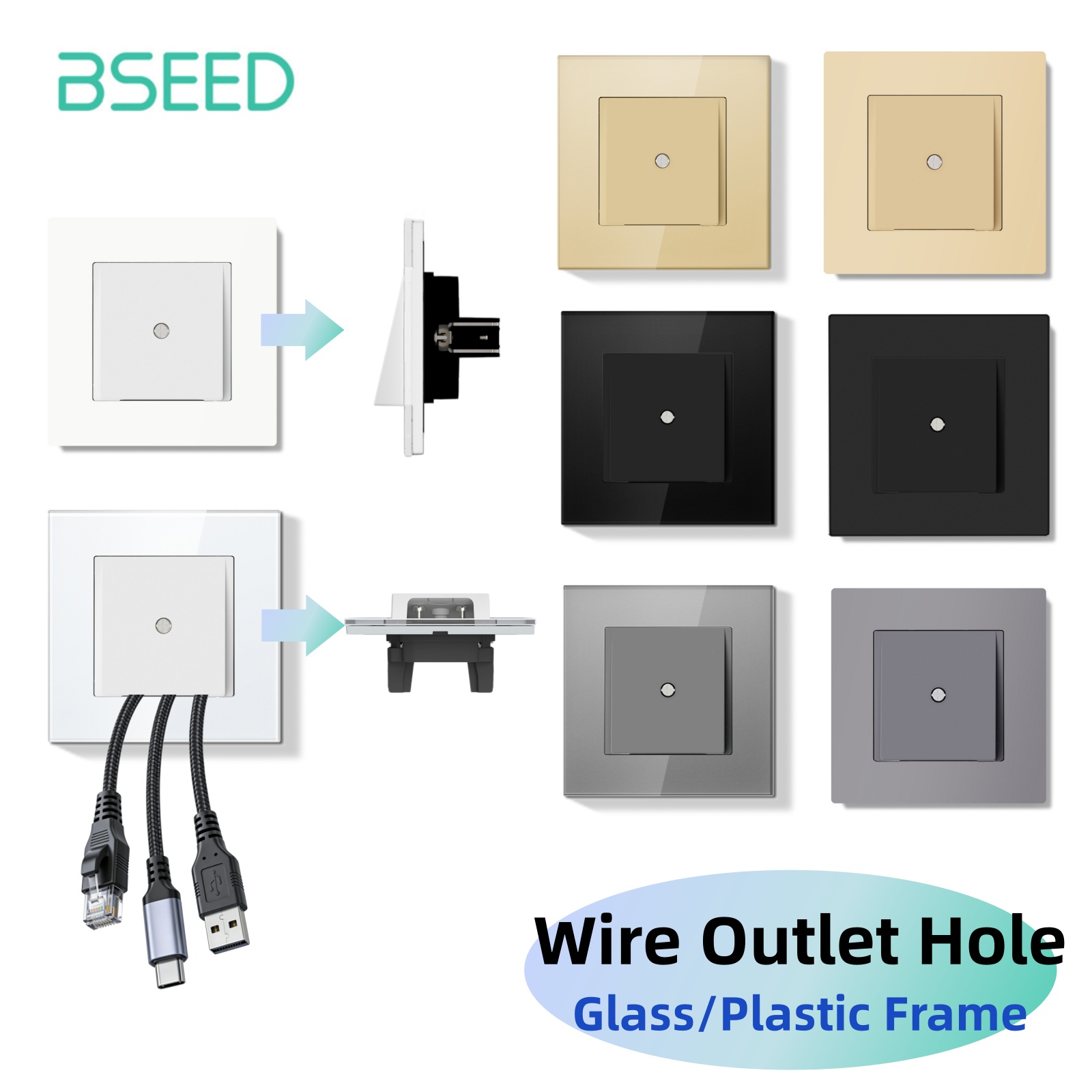 Bseed E Seires Wall Wire Outle - Home Improvement Outlet recension och pris