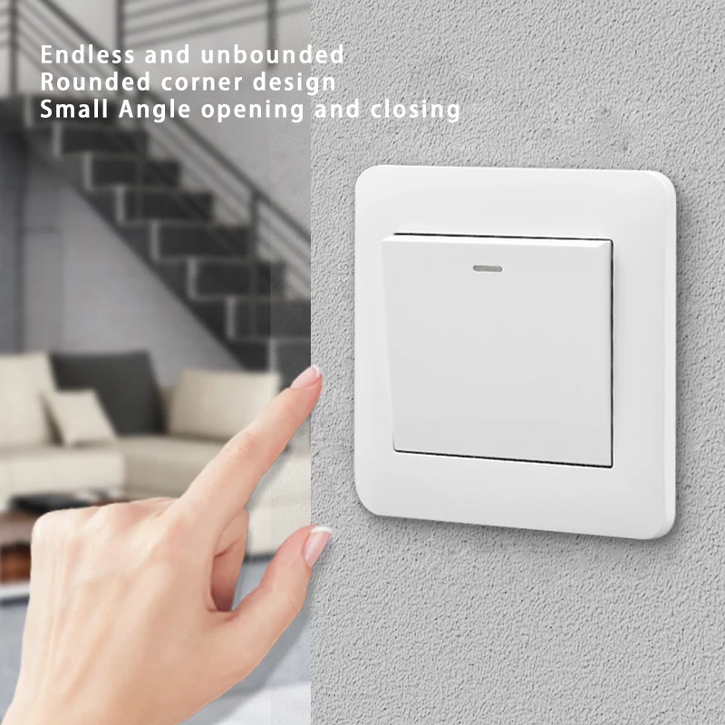EU Russian White Wall Switch O - Home Improvement Outlet recension och pris