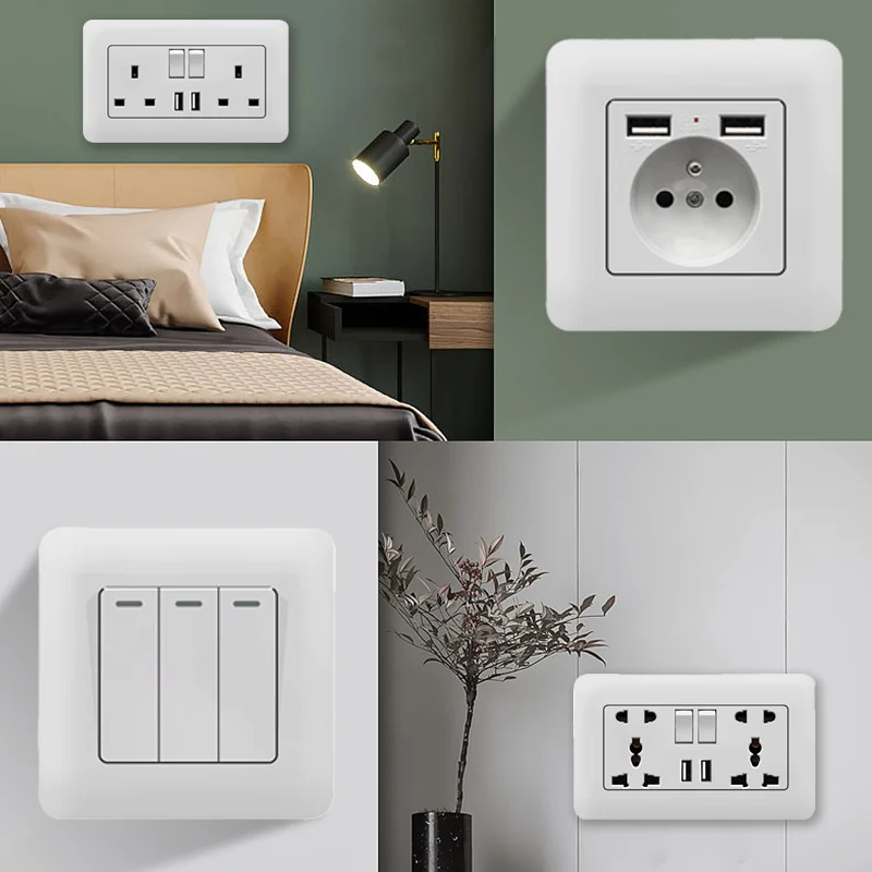 EU Russian White Wall Switch O - Home Improvement Outlet recension och pris