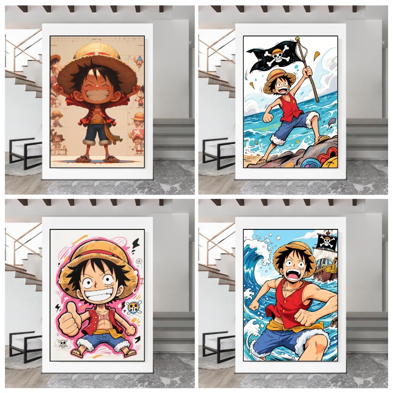 One Piece Luffy Poster Anime H - Home Improvement Furniture recension och pris
