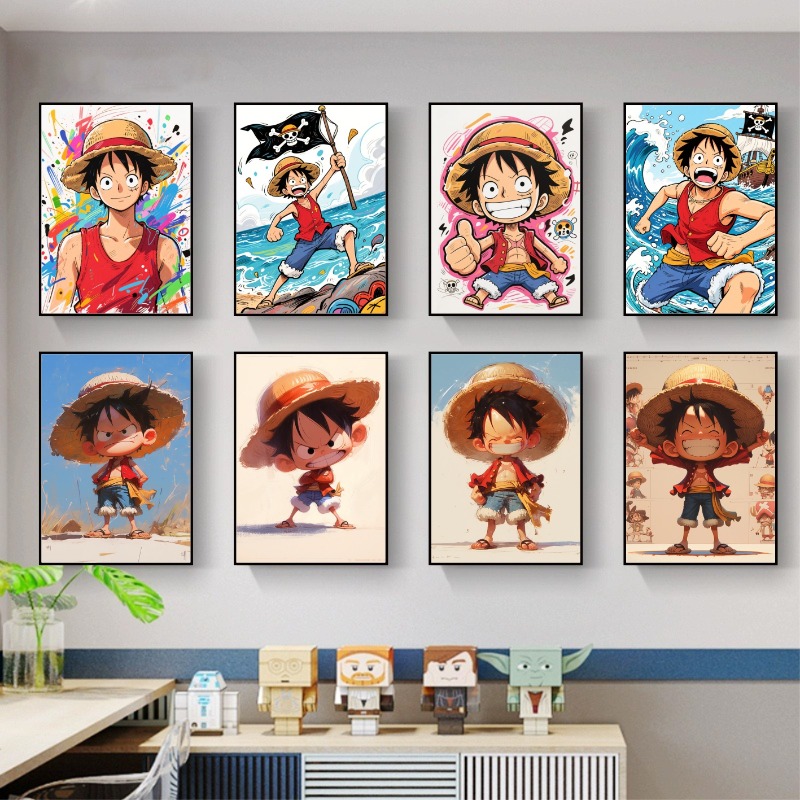 One Piece Luffy Poster Anime H - Home Improvement Furniture recension och pris