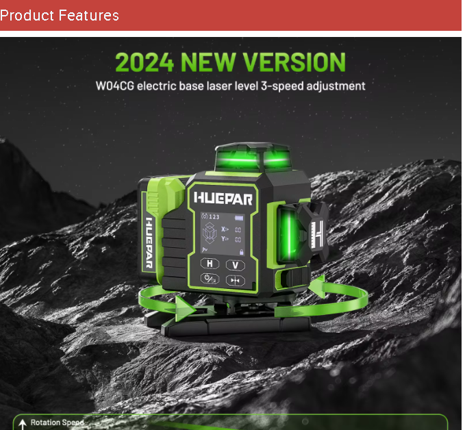 2026 Huepar W04CG Green Lasers - Level Laser Line recension och pris