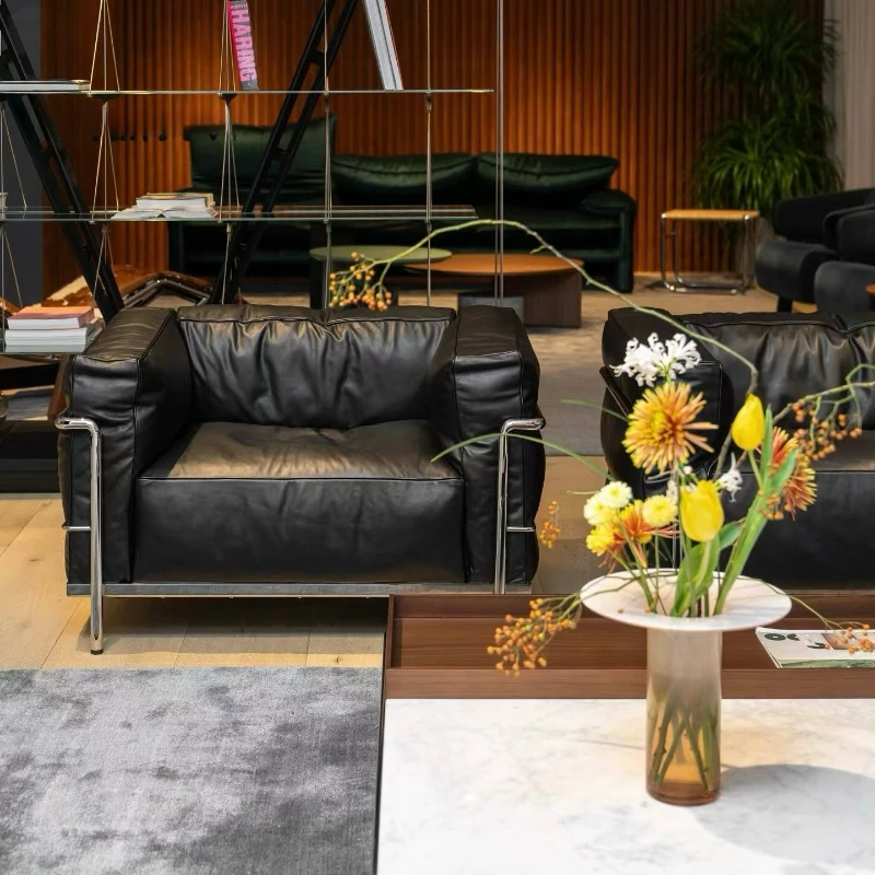 Service Black Luxury Sofa Leat - Home Improvement And Services recension och pris