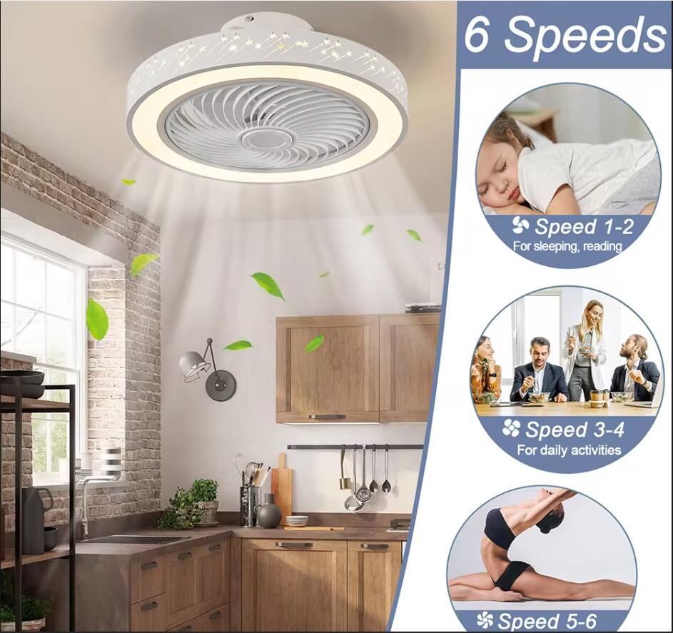 46CM Smart App Ceiling Fan wit - Ceiling Fan Mount recension och pris