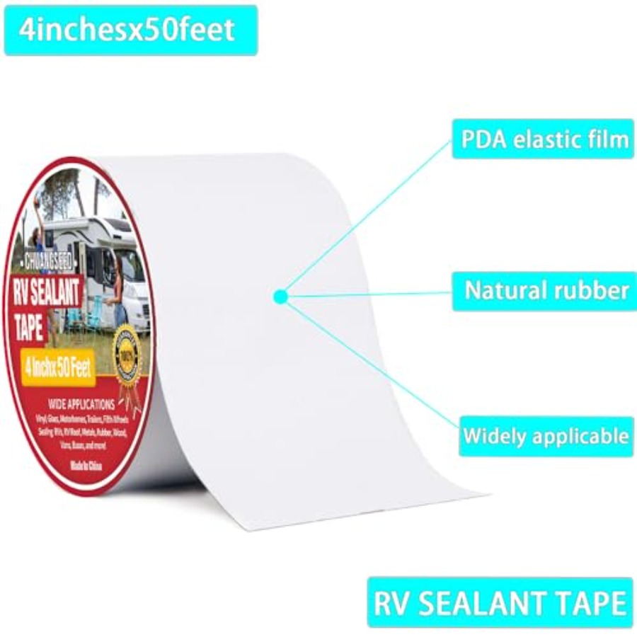 RV Roof Tape White,,RV Sealant - Roof Sealant Patch recension och pris