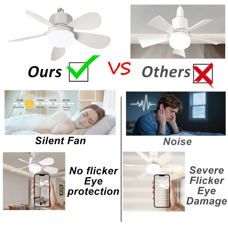 16 Inch 2-in-1 Ceiling Fan wit - Ceiling Fan Mount recension och pris