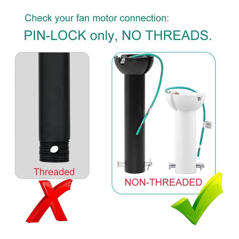 ~Top Rated Universal Threadles - Ceiling Fan Mount recension och pris