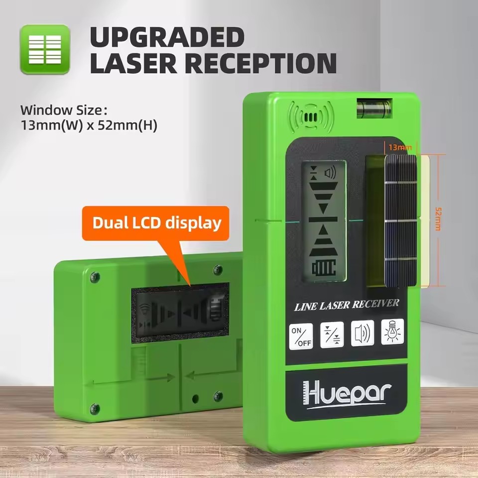 Huepar Laser Receiver LR-5RG f - Level Laser Line recension och pris