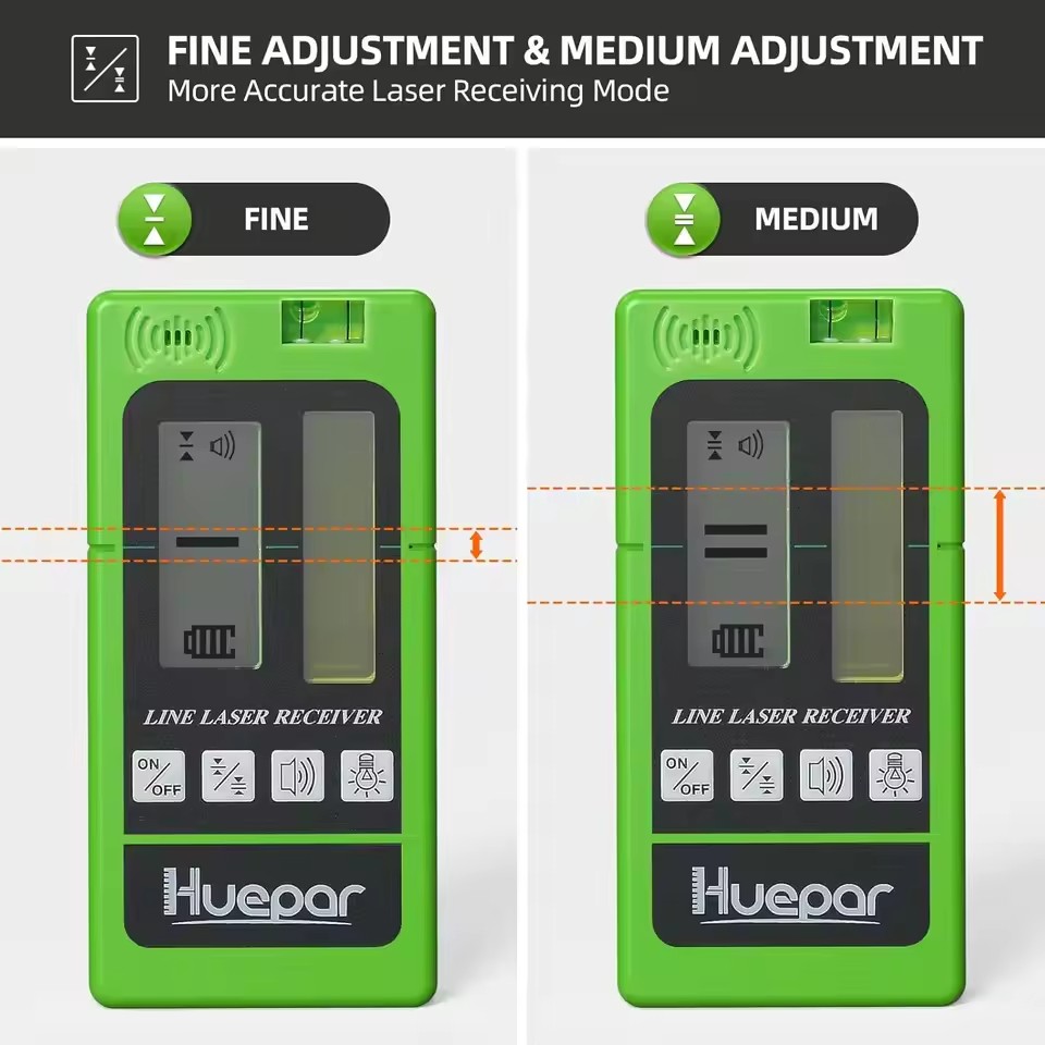 Huepar Laser Receiver LR-5RG f - Level Laser Line recension och pris