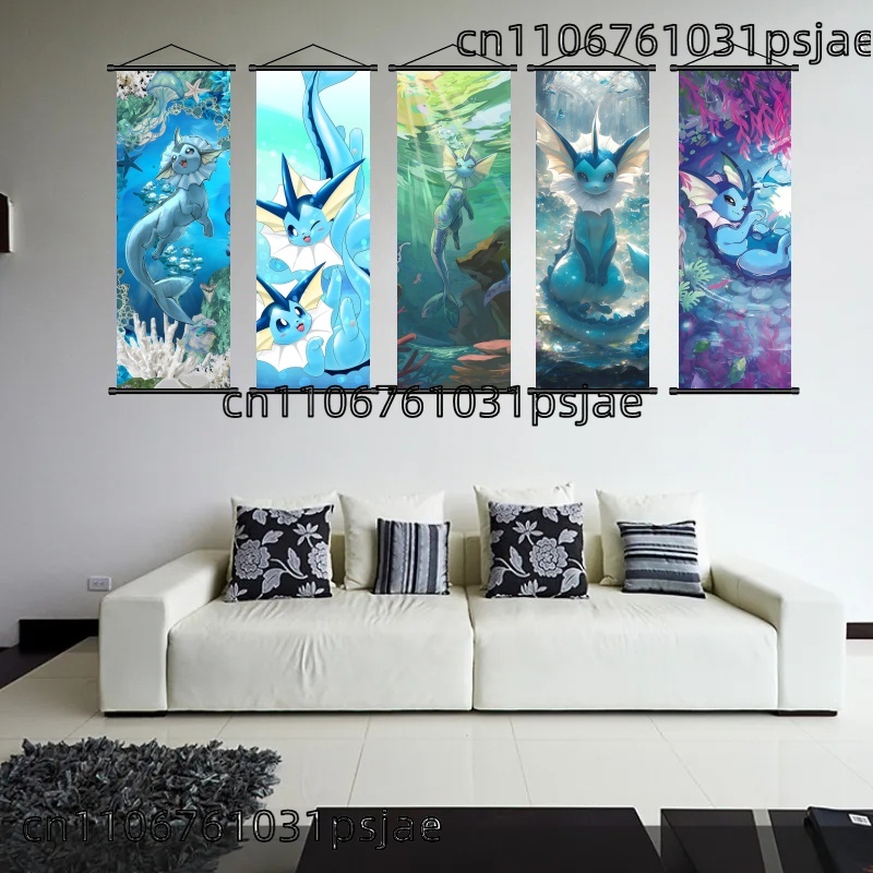 Vaporeon Pokémon Scroll Decora - Home Improvement Furniture recension och pris