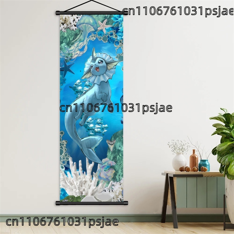 Vaporeon Pokémon Scroll Decora - Home Improvement Furniture recension och pris