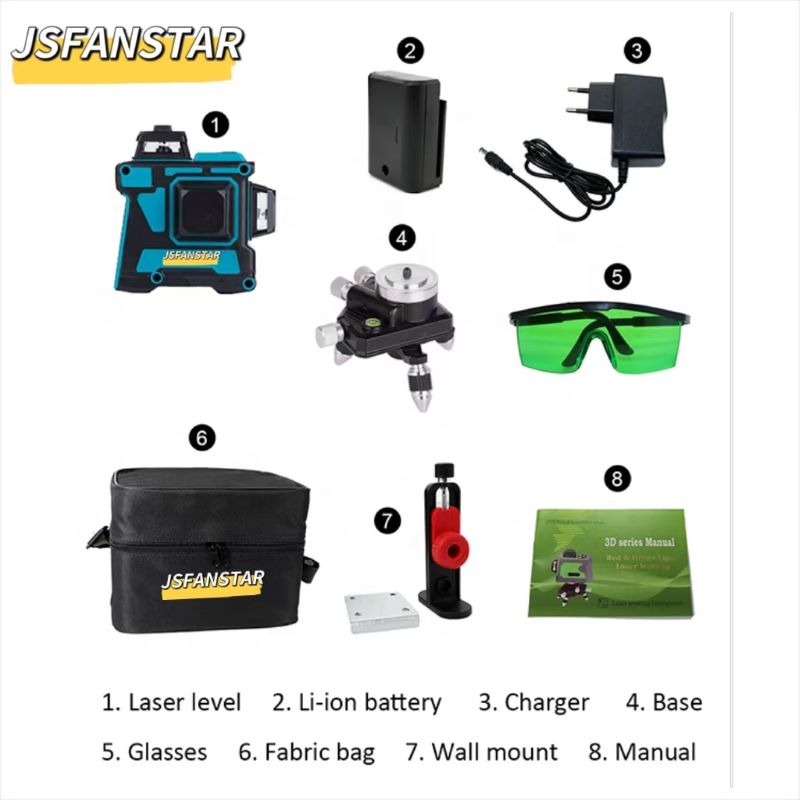 ATV3d 12 Lines Rechargeable Li - Level Laser Line recension och pris